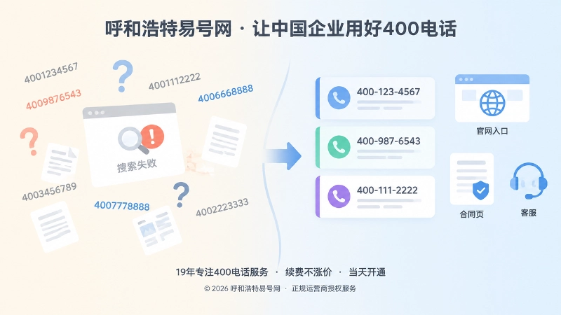 400电话选号前后传播效果对比插画